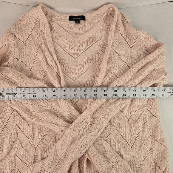 Verve Ami | light pink Heather Cardigan Sweater - Picture 10 of 11